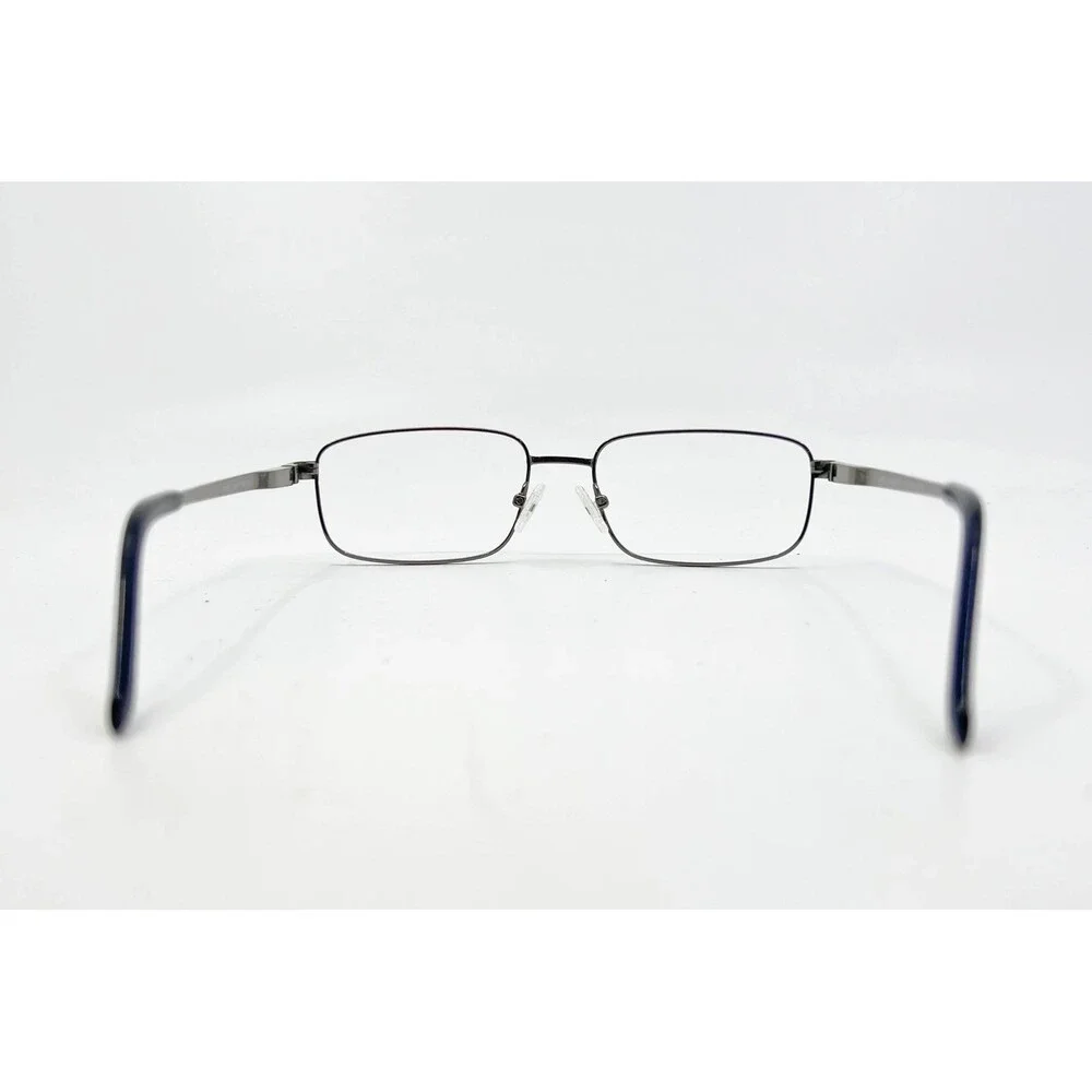 Michael Adams Eyeglasses Mens Gunmetal MA601T Rectangle Metal Frames 53-17-140